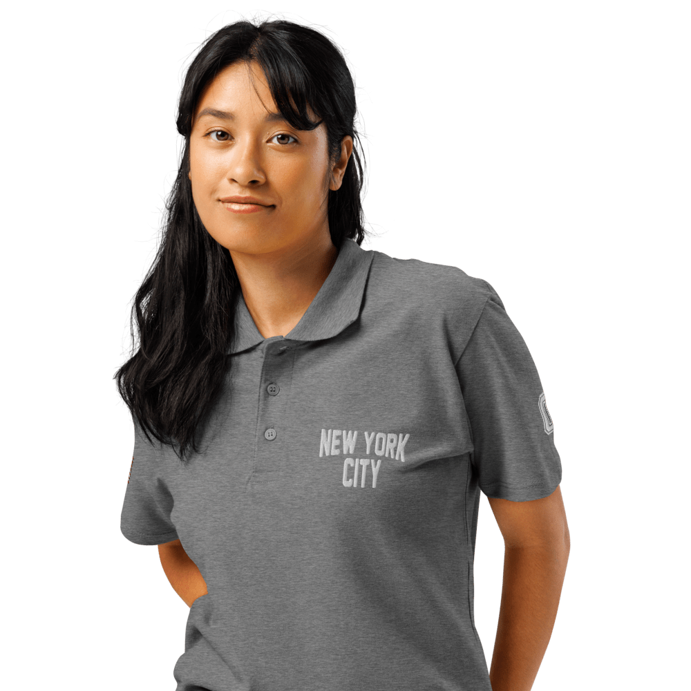 New York City Unisex Pique Polo Shirt - Chinchilla Choons